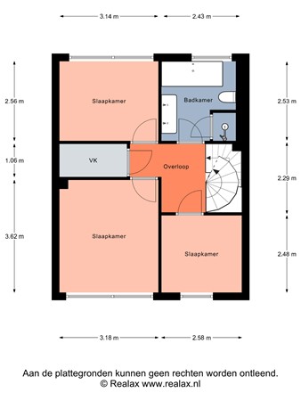Floorplan - Almareplantsoen 5, 3752 EL Bunschoten-Spakenburg